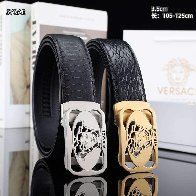 Versace belt 35mm(自动扣）105-125cm 8L531